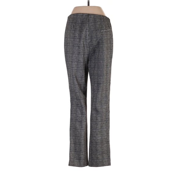 Revolve Bailey 44 Aubrey Plaid Plaid Houndstooth Leather Trim Pull on Pants S - Picture 3 of 4
